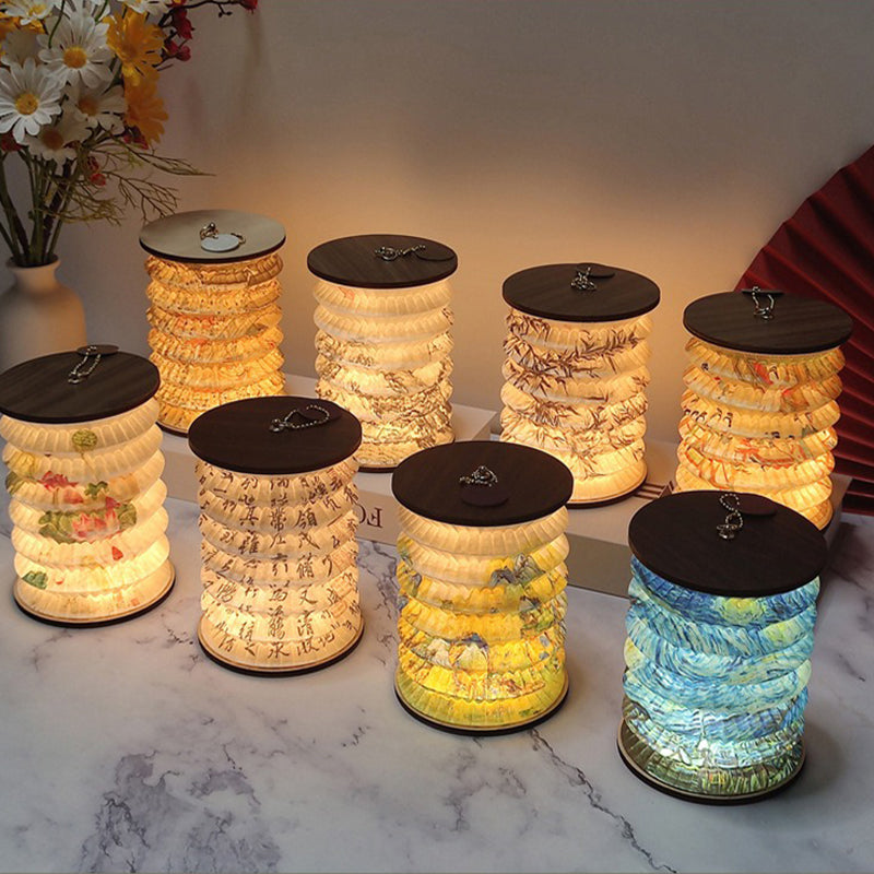 LumiLantern – Opvouwbare LED Lantaarn met Compact Design, Draagbare Decoratieve Lamp