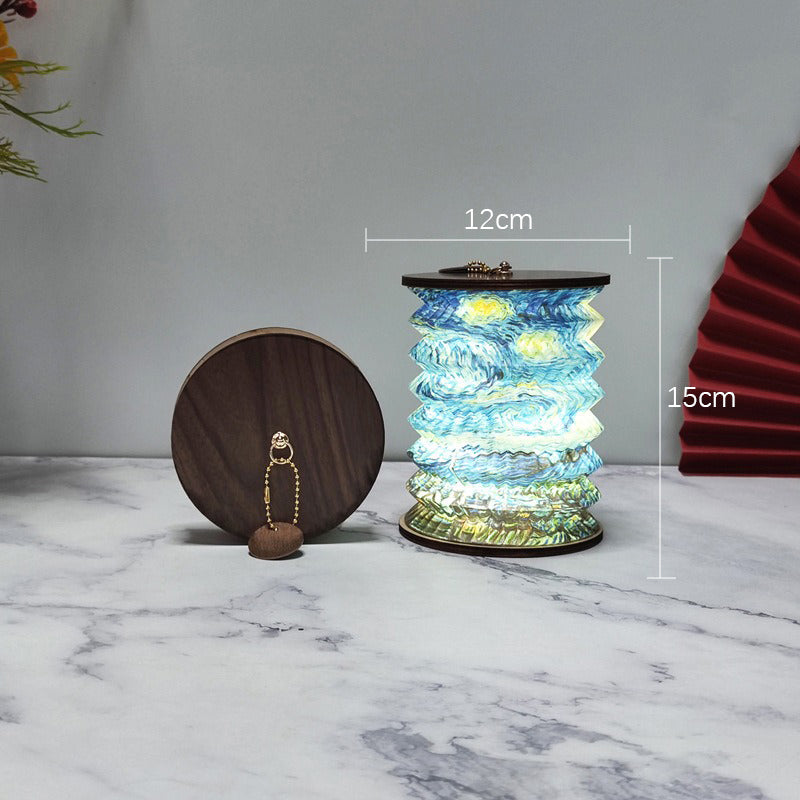 LumiLantern – Opvouwbare LED Lantaarn met Compact Design, Draagbare Decoratieve Lamp