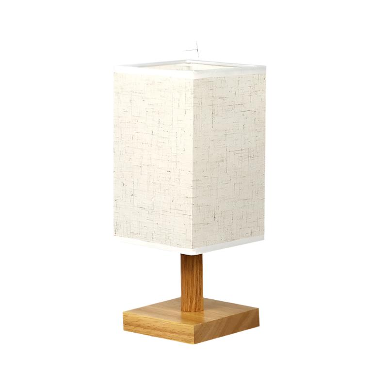 LuxeGlow - USB Table Lamp with Fabric Shade – Modern LED Night Light