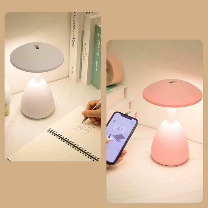 GlowShroom - Dimmable LED Table Lamp with Touch Function for Bedroom & Children's Room