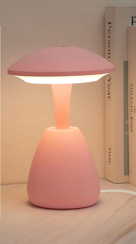 GlowShroom - Dimmable LED Table Lamp with Touch Function for Bedroom & Children's Room