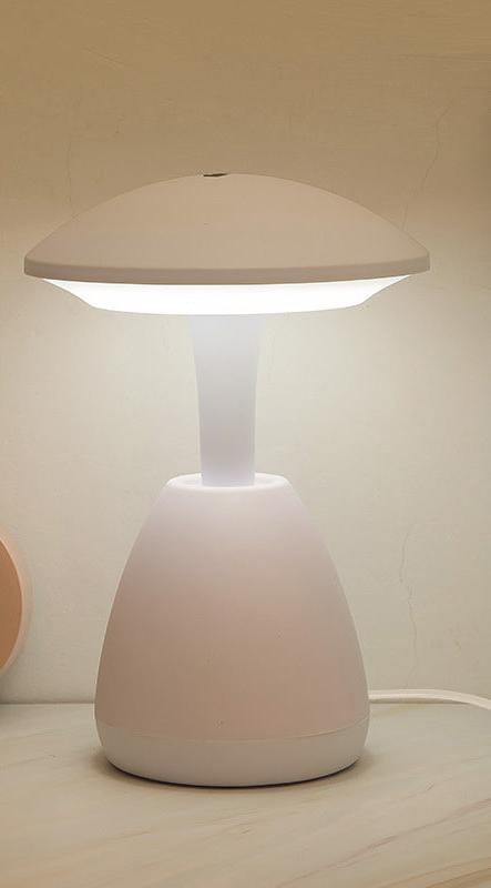 GlowShroom - Dimmable LED Table Lamp with Touch Function for Bedroom & Children's Room