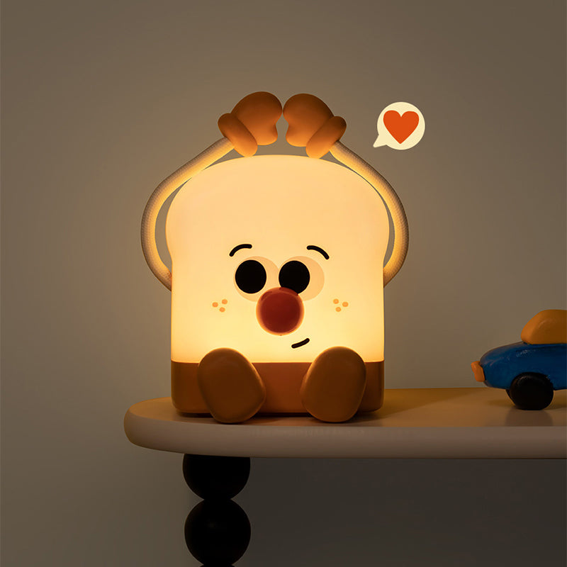 GlowToast - Lampada Notturna LED Ricaricabile a Forma di Toast