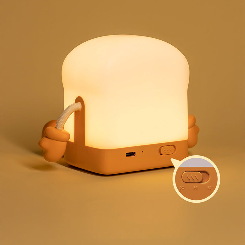 GlowToast - Rechargeable LED Night Light in Toast Design