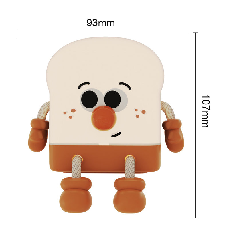 GlowToast - Rechargeable LED Night Light in Toast Design