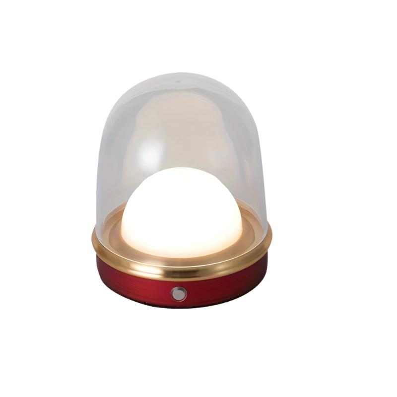 CrystalGlow - Lampada da tavolo LED wireless con illuminazione d'atmosfera per soggiorno e camera da letto