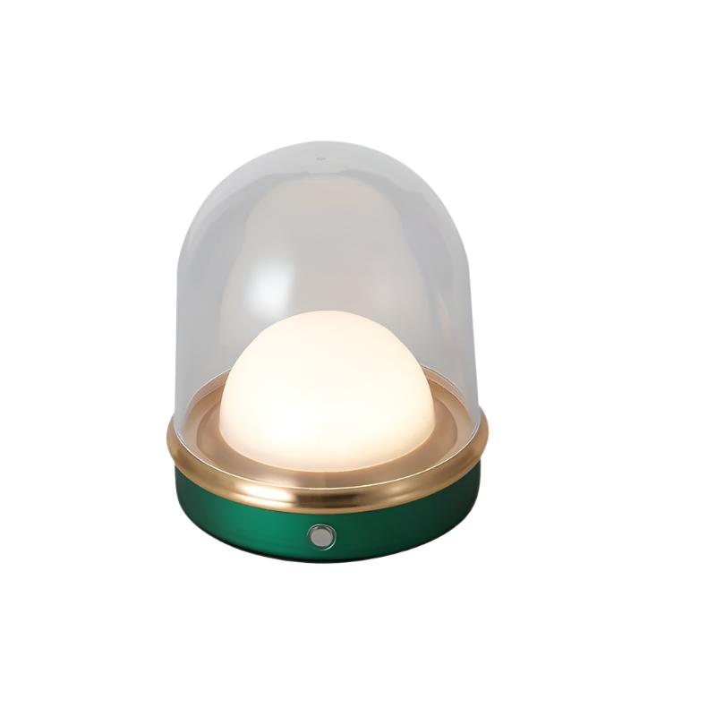 CrystalGlow - Lampada da tavolo LED wireless con illuminazione d'atmosfera per soggiorno e camera da letto