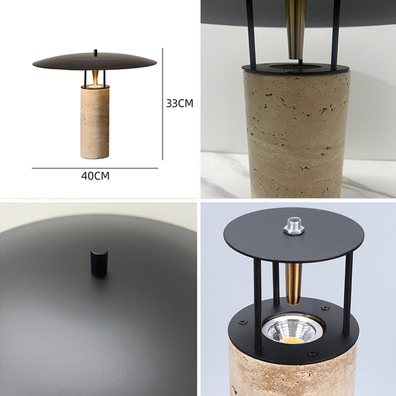 LuxeGlow - Marble Desk Lamp with Timeless Design
