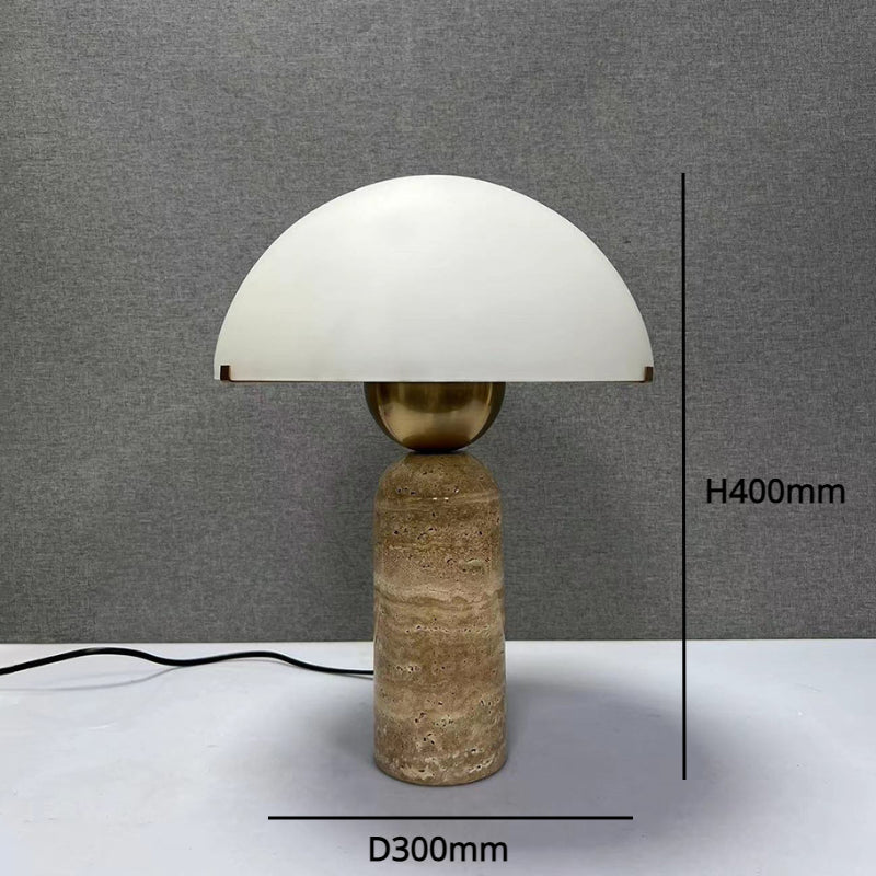 LuxeGlow - Marble Desk Lamp with Timeless Design