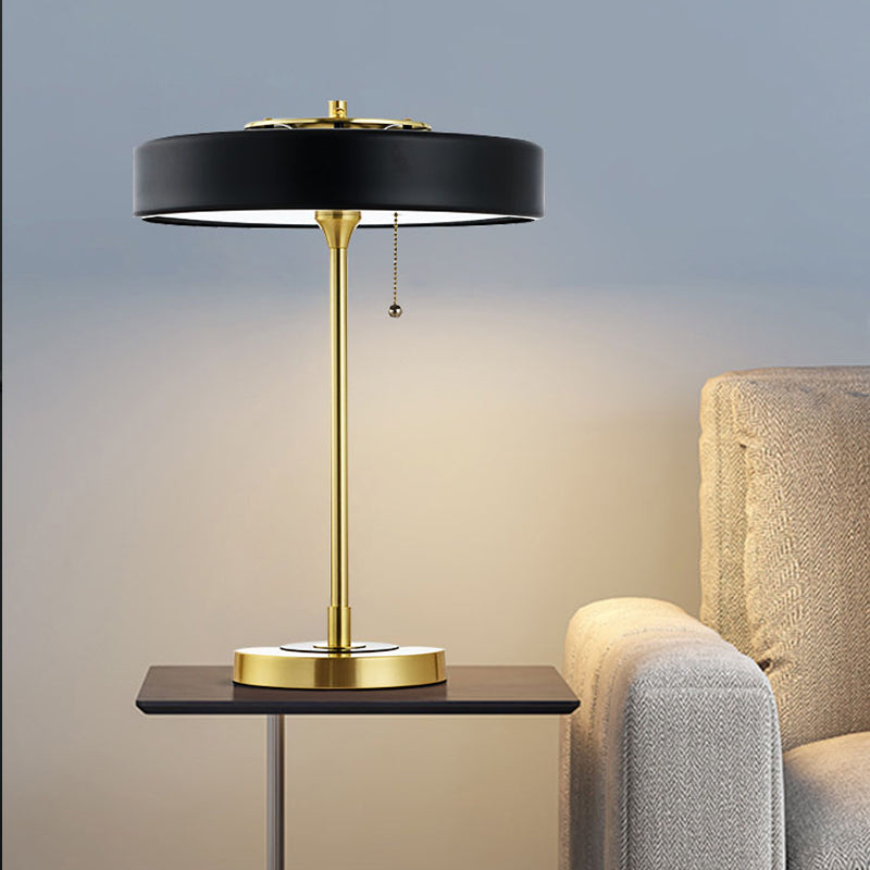 RetroGlow - Vintage Desk Lamp in Retro Design, Brass Table Lamp