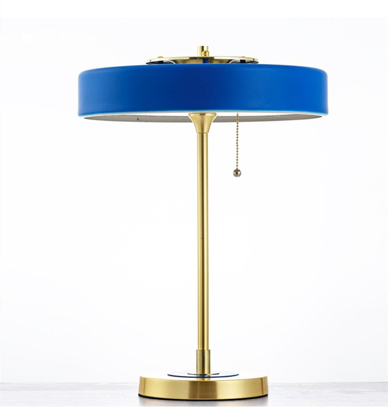 RetroGlow - Vintage Desk Lamp in Retro Design, Brass Table Lamp