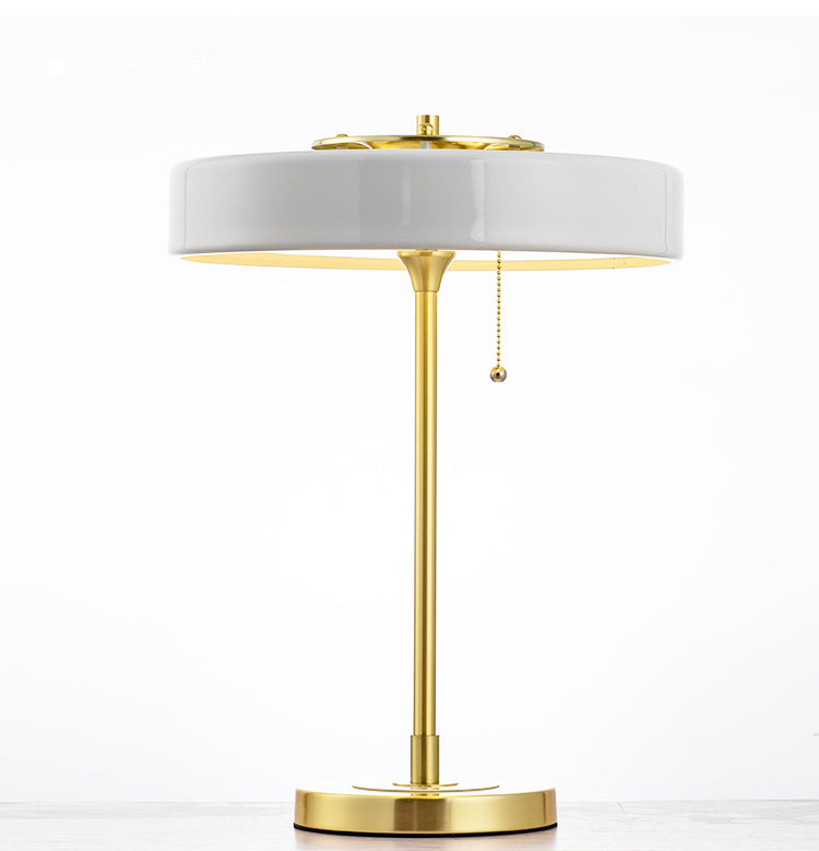 RetroGlow - Vintage Desk Lamp in Retro Design, Brass Table Lamp