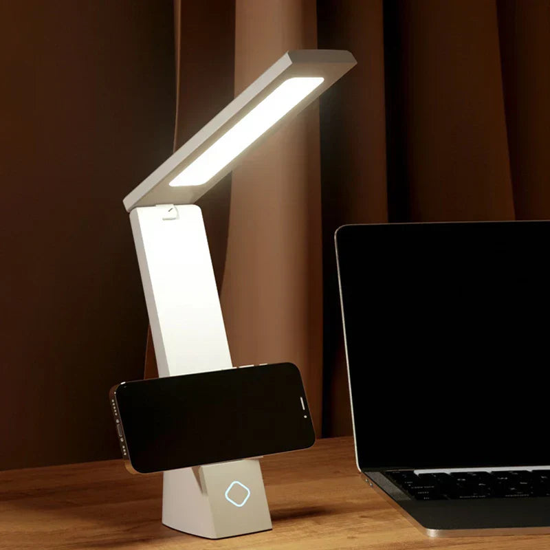 FlexiLume - Candeeiro de Secretária LED Regulável com Braço Flexível e USB