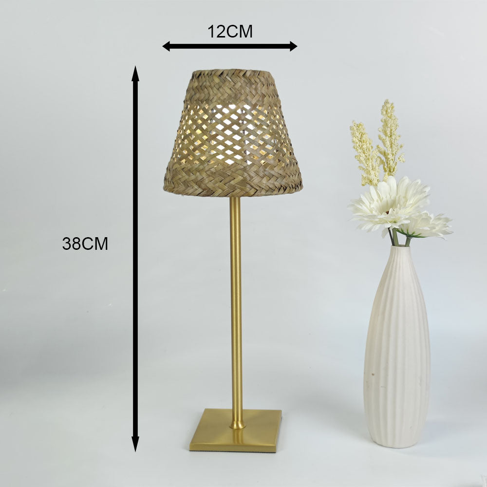 LumiTerras – Wireless LED Table Lamp, Dimmable Outdoor Lighting for Patio and Garden