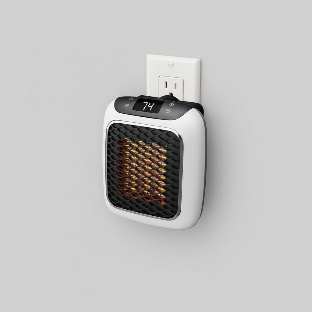 Stufa Elettrica Compatta Portatile Riscaldamento Rapido Interno