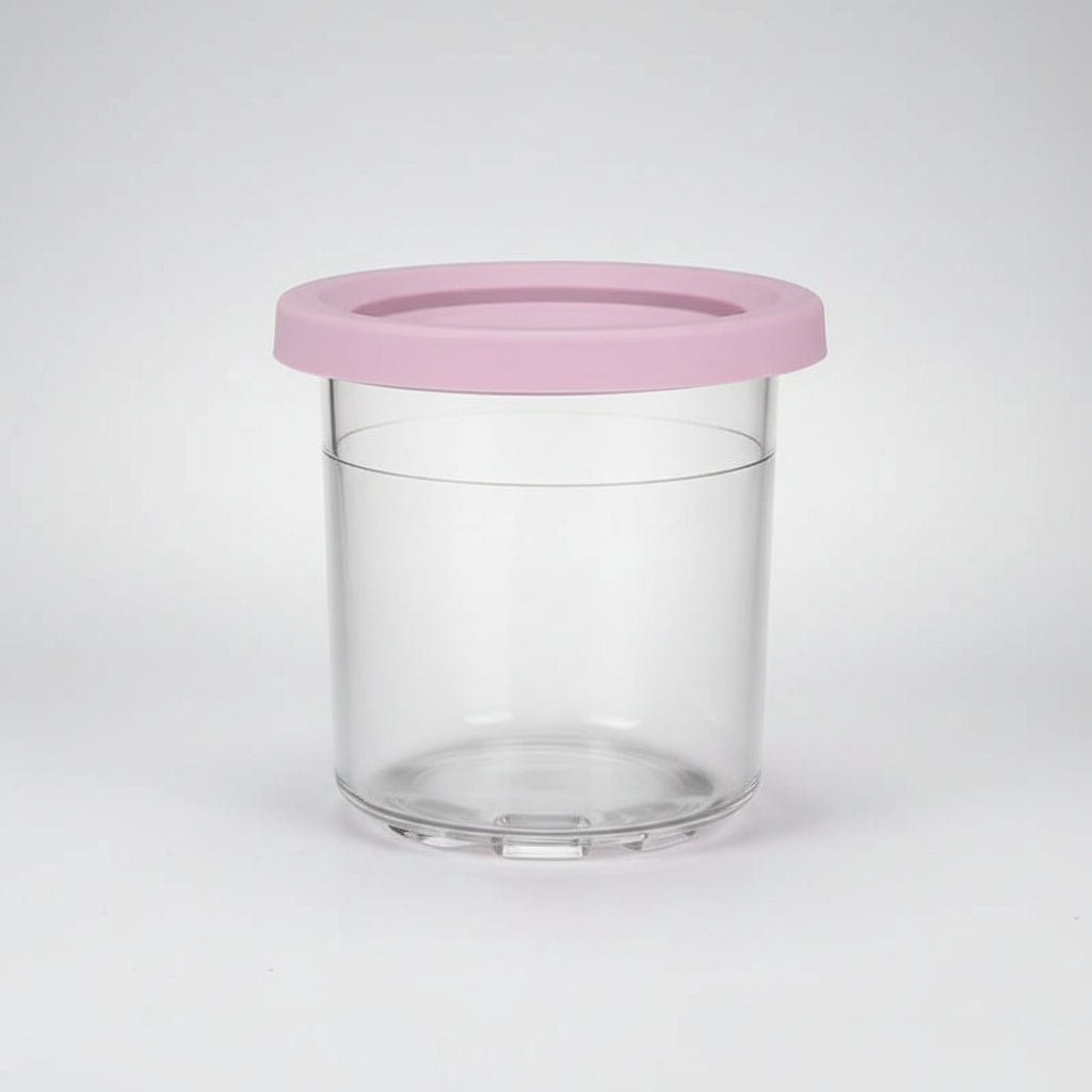 Kitchen Storage Jars Colorful Lids Ice Cream Desserts