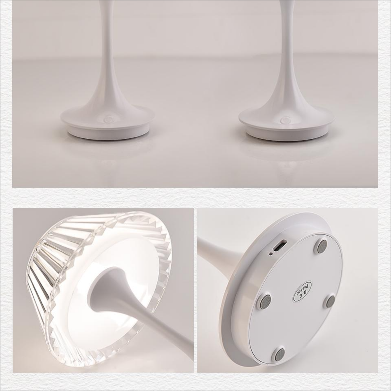 LumiGlow - LED Crystal Bed Lamp