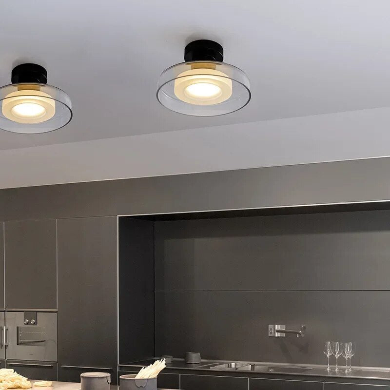 NovaNimbus - Round Glass Wall Lamp
