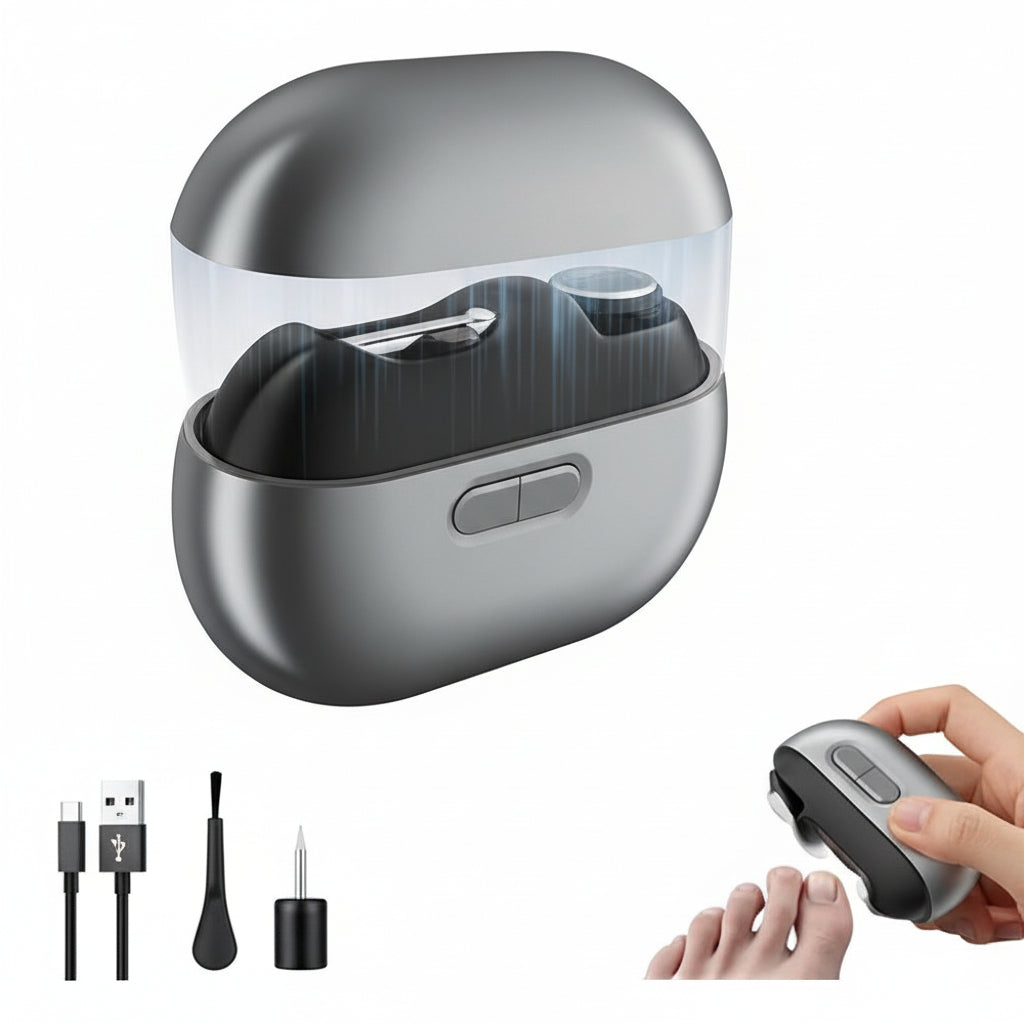 Nail Clipper Electric LED Ergonomic Care Tool