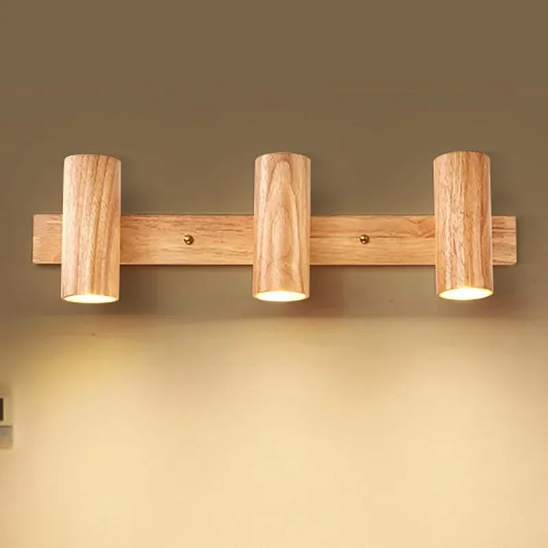 NordicWood - Moderne Wandlamp van Walnoothout Scandinavische LED Verlichting
