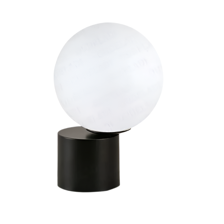 GlassGlow – Glass Globe Table Lamp with LED Lighting in Modern Design | Night Light