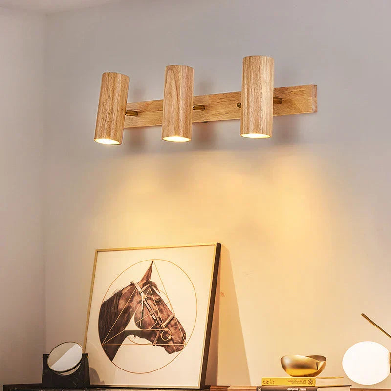 NordicWood - Modern Wall Lamp made of Walnut Wood Scandinavian LED Lighting