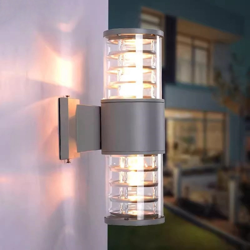 LumiWall – Lámpara de pared LED moderna Up-Down para exteriores – Impermeable y eficiente energéticamente, perfecta