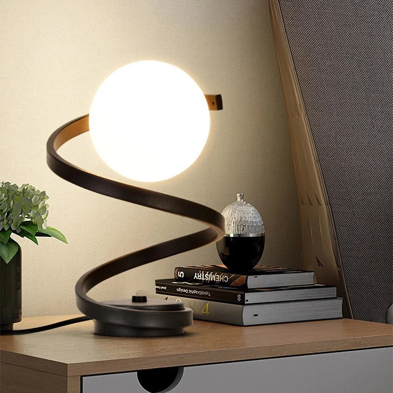 LumiNordic - Lampada da tavolo LED moderna in design scandinavo | Lampada da notte dimmerabile
