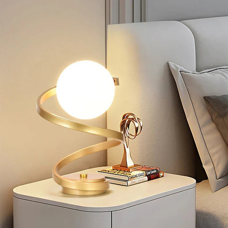 LumiNordic - Lampada da tavolo LED moderna in design scandinavo | Lampada da notte dimmerabile