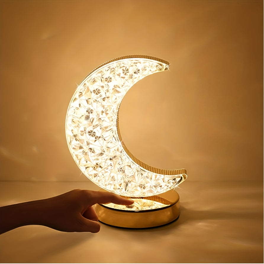 SterLamp - Lampada da tavolo in cristallo dimmerabile con controllo touch