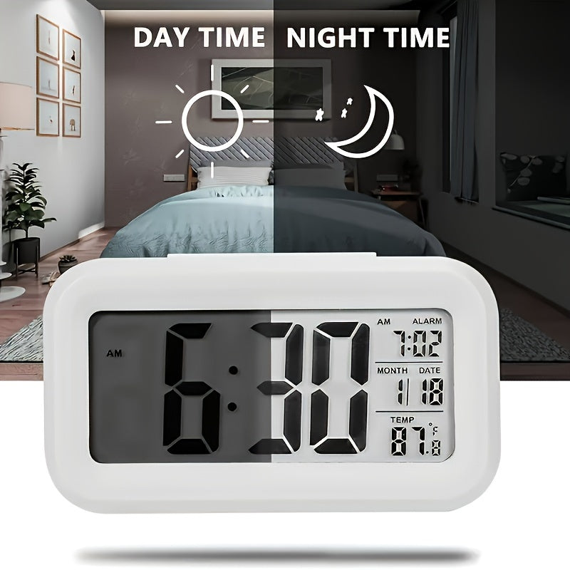 SmartGlow - Reloj Despertador Digital con Pantalla Grande y Luz Nocturna