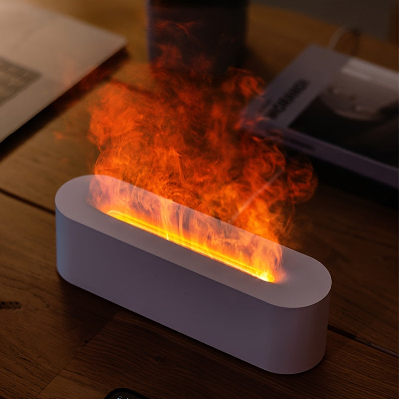 FlameGlow - USB Aroma Lamp with Flame Effect and RGB Lighting