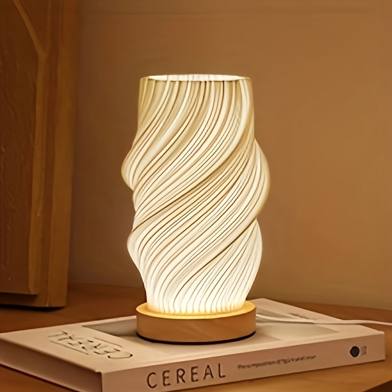FantasieLicht - Lampada da tavolo USB moderna dimmerabile con controllo a pulsante