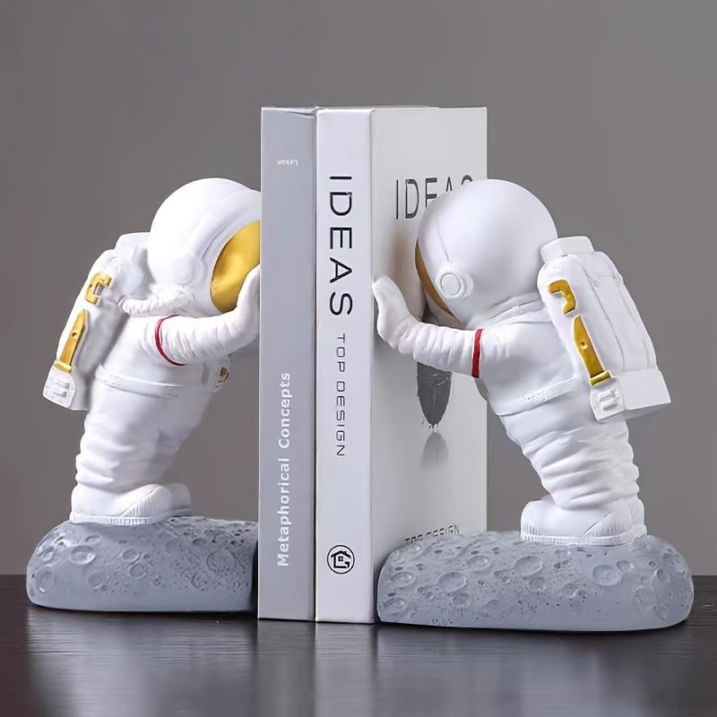 SpaceHold - 2 unidades de Suportes para Livros de Astronauta para Livros Pesados