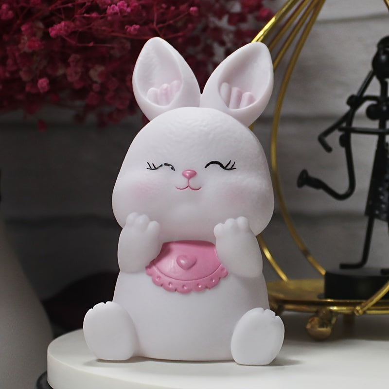 CuteRabbit - Candeeiro de Mesa LED Fofo para Decoração de Quarto