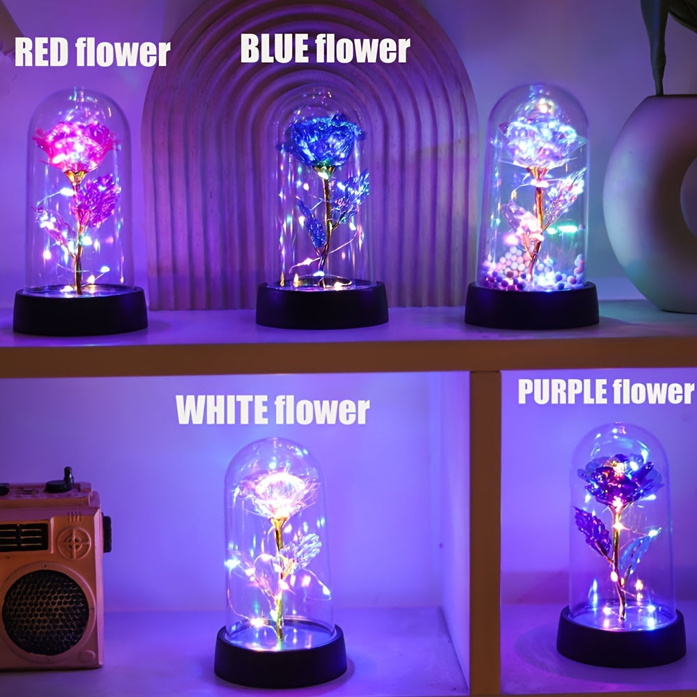 GoldenRose - Elegant Rose Flower Lamp for Gifts and Decoration