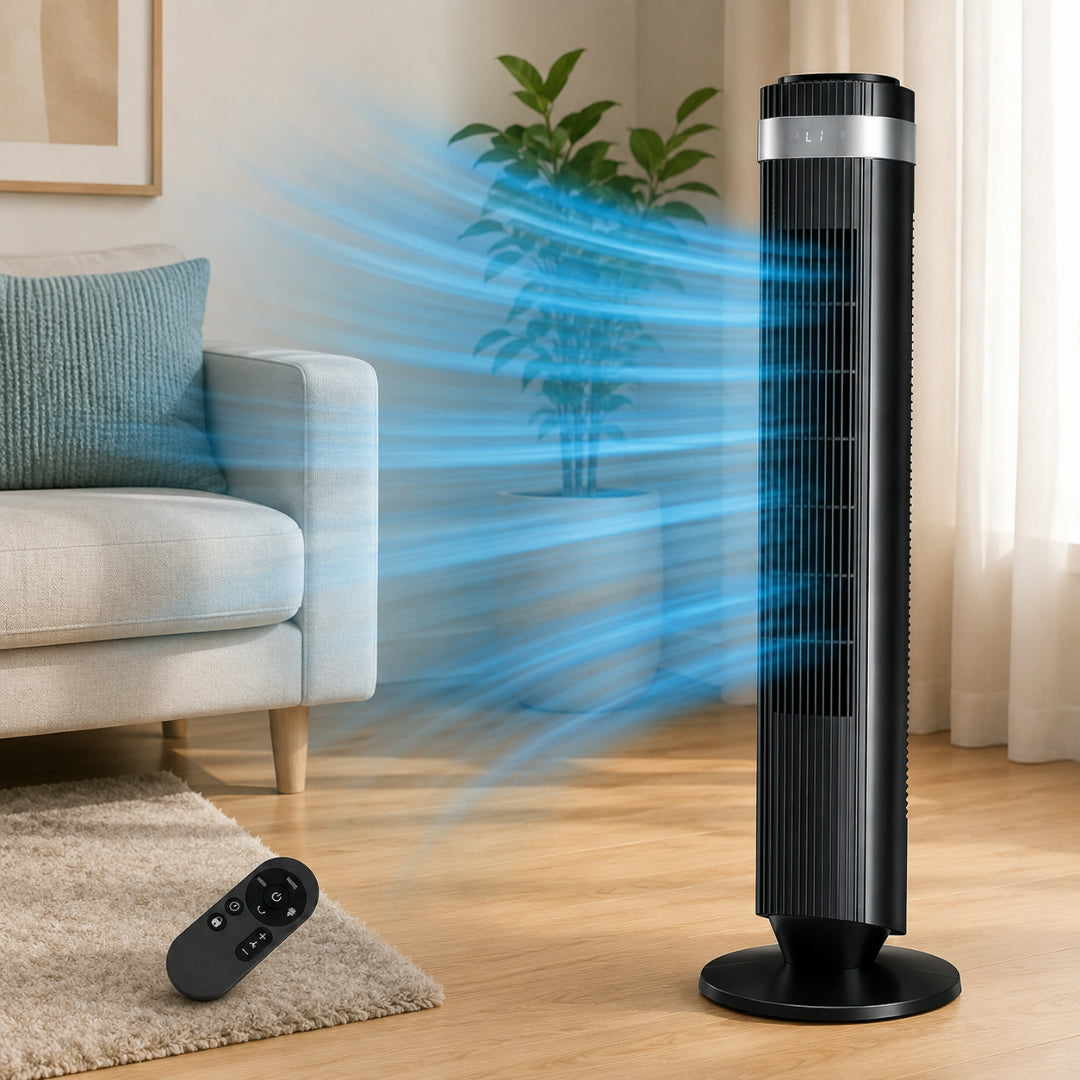 Ventilatore Torre Silenzioso Raffrescamento Interni