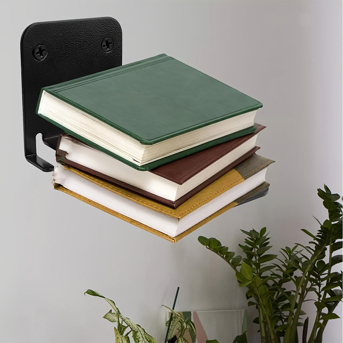 MetalShelf - Juego de Soportes Metálicos para Libros - Diseño Funcional y Duradero para Oficina y Espacio Habitable