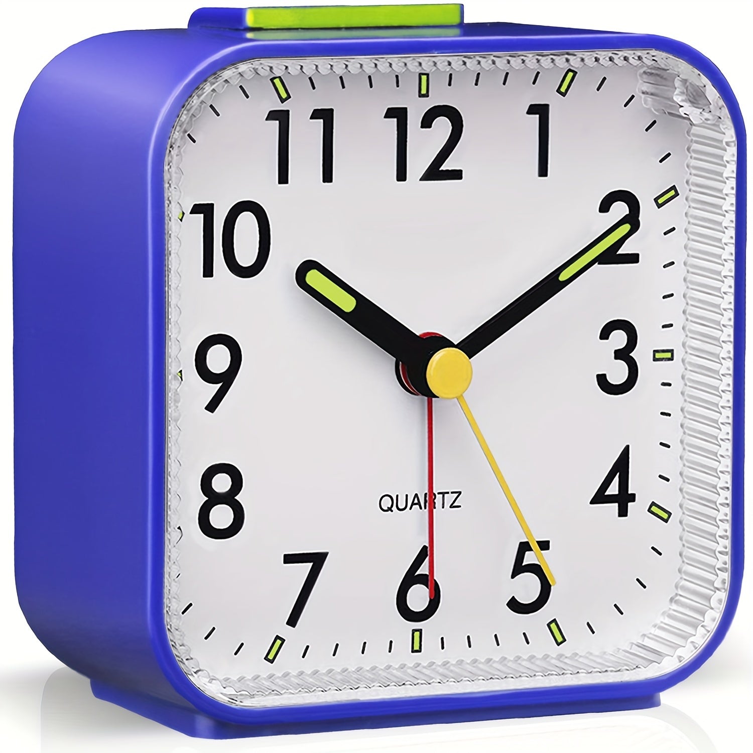 TimeRest - Despertador de Viagem Quadrado Clássico com Soneca e Ponteiros Luminosos