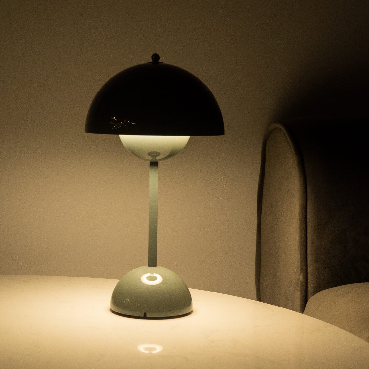 Lampada da tavolo Brulee Moderne impermeabile wireless e ricaricabile