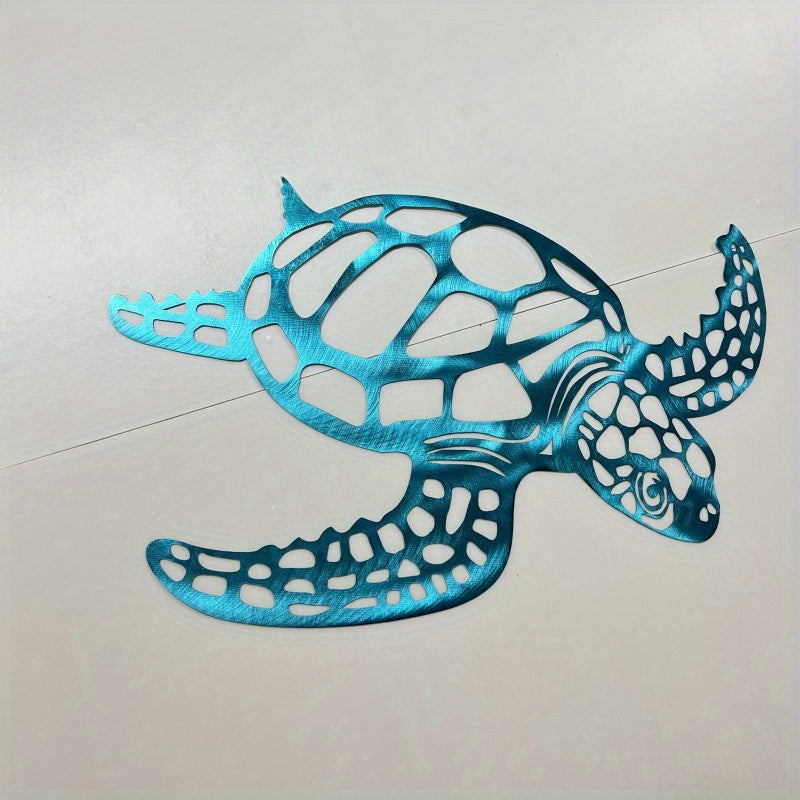 Decoração de Parede de Tartaruga Marinha em Metal