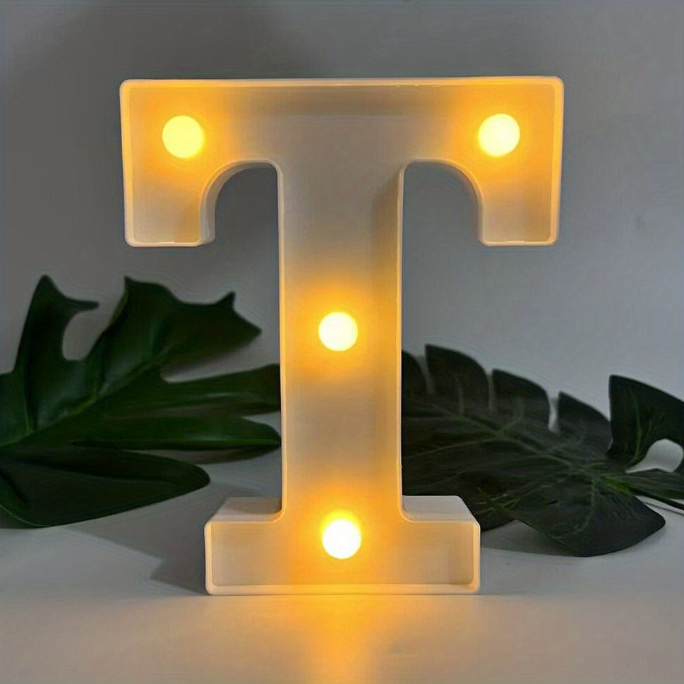 AlphaGlow - LED Decorative Letter Lamp with Battery Power Supply