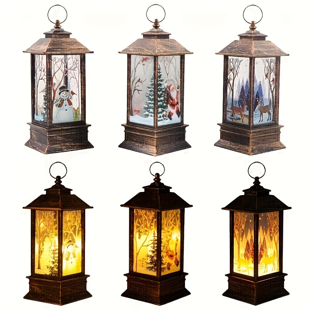 RetroKerst - LED Theelicht Kaarsen 3 Stuks