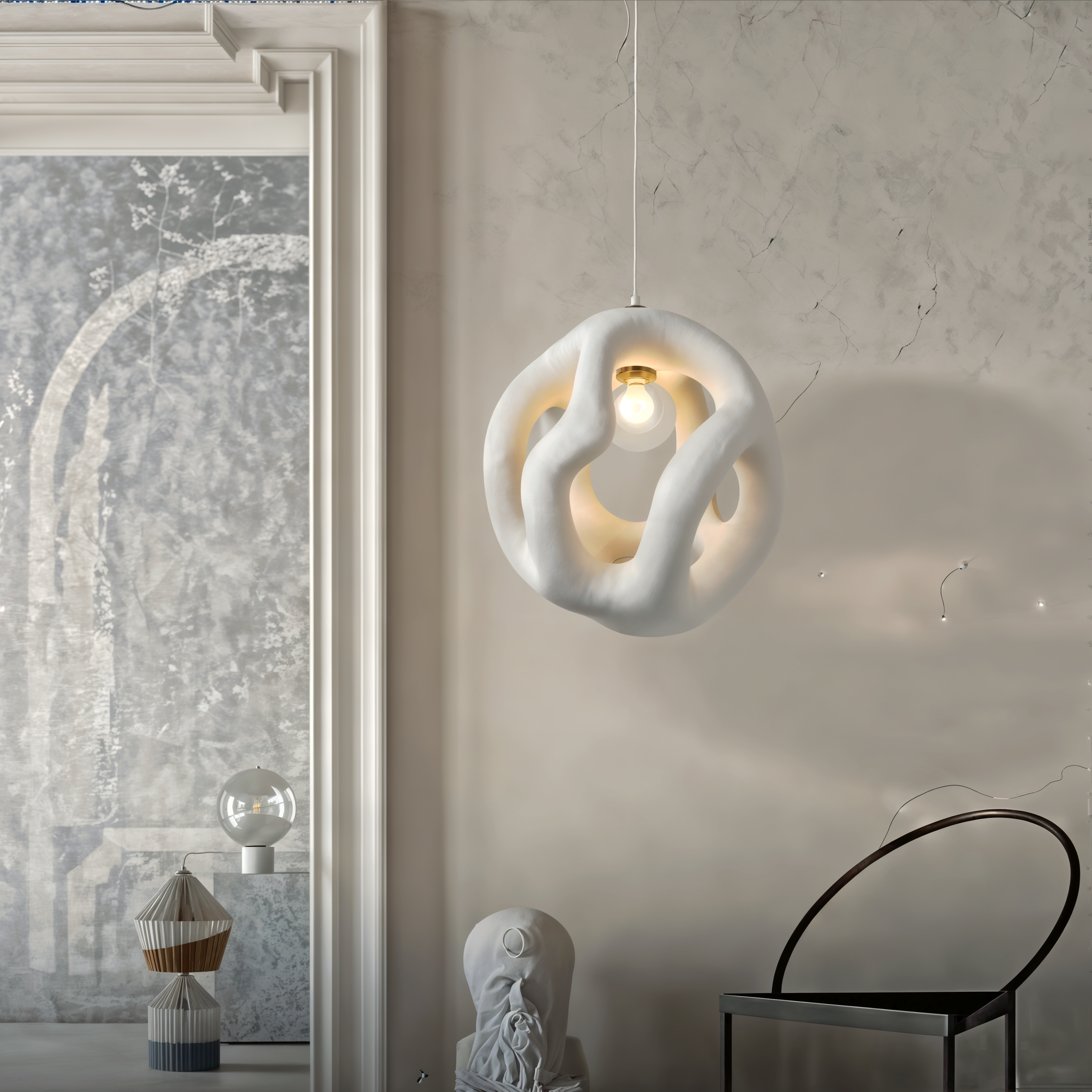 Rea Lampada Minimalista - Eleganza Moderna e Illuminazione Atmosferica