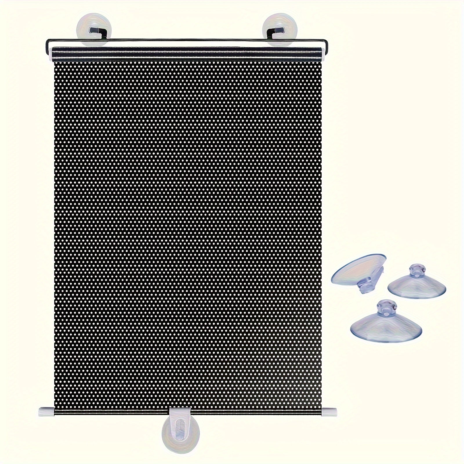 Cortinas Enroláveis Opacas em PVC Modernas com Ventosas - Isolamento Térmico e Proteção UV