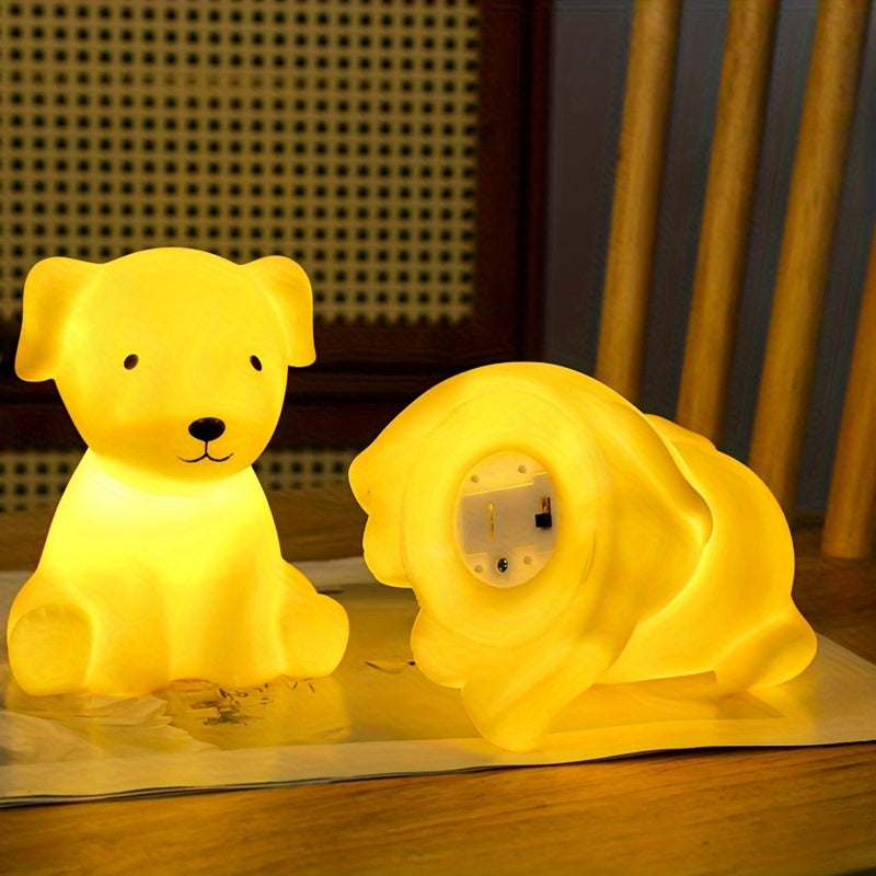 PuppyGlow - Cute Cartoon Dog Lamp with Warm Light for Room Decoration
