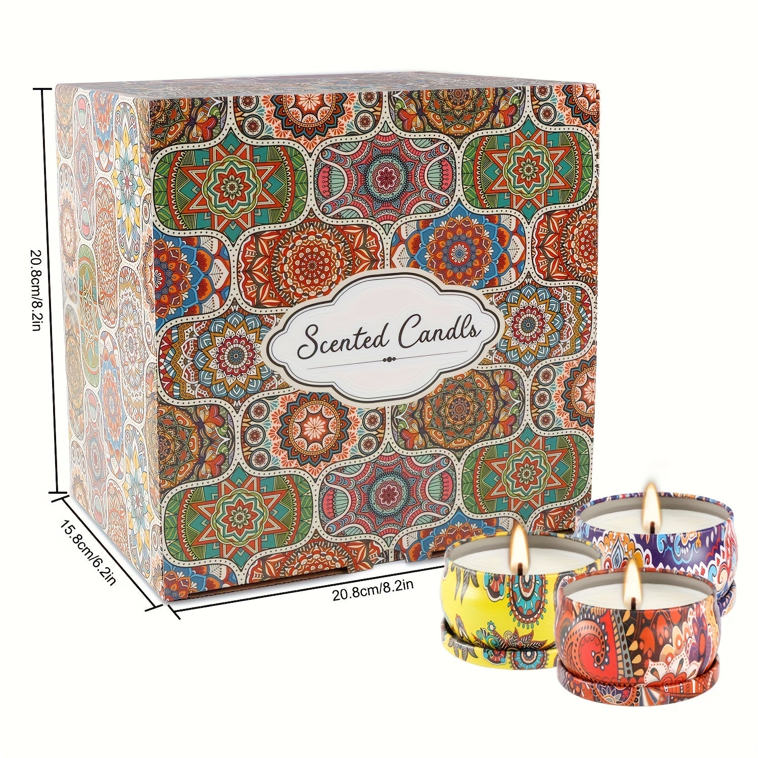 36pcs/pack Scented Candles Set - Valentine's Day Gift, 2.5oz Soy Wax Scented Candles