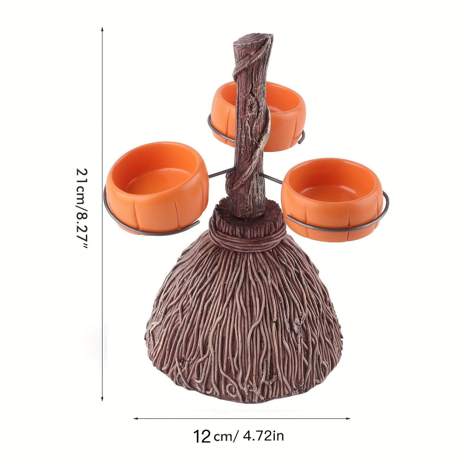 BroomServe-Taças de Cera - Taças Festivas de Halloween em Cabo de Vassoura