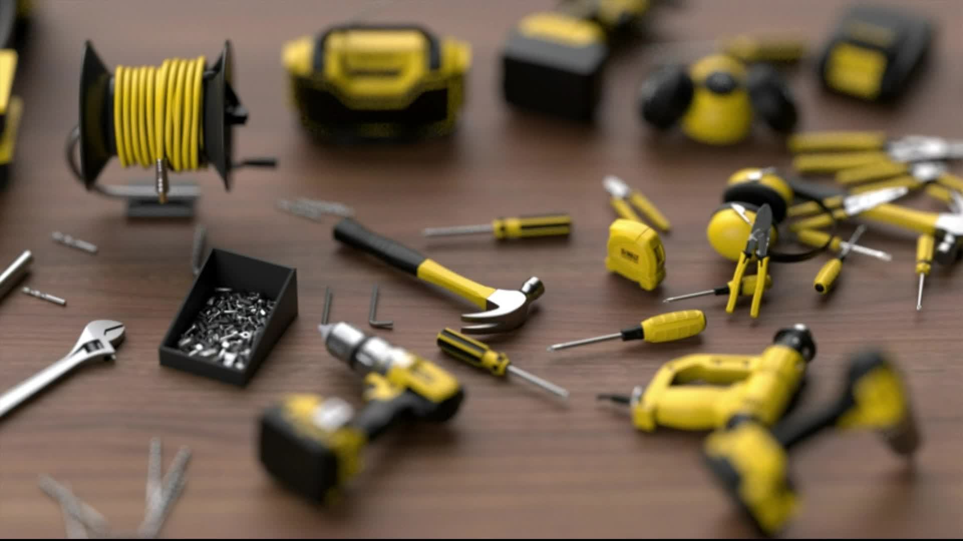 ToolShelf - Prateleira Metálica de Parede para Oficina - Prateleira Flutuante para Ferramentas