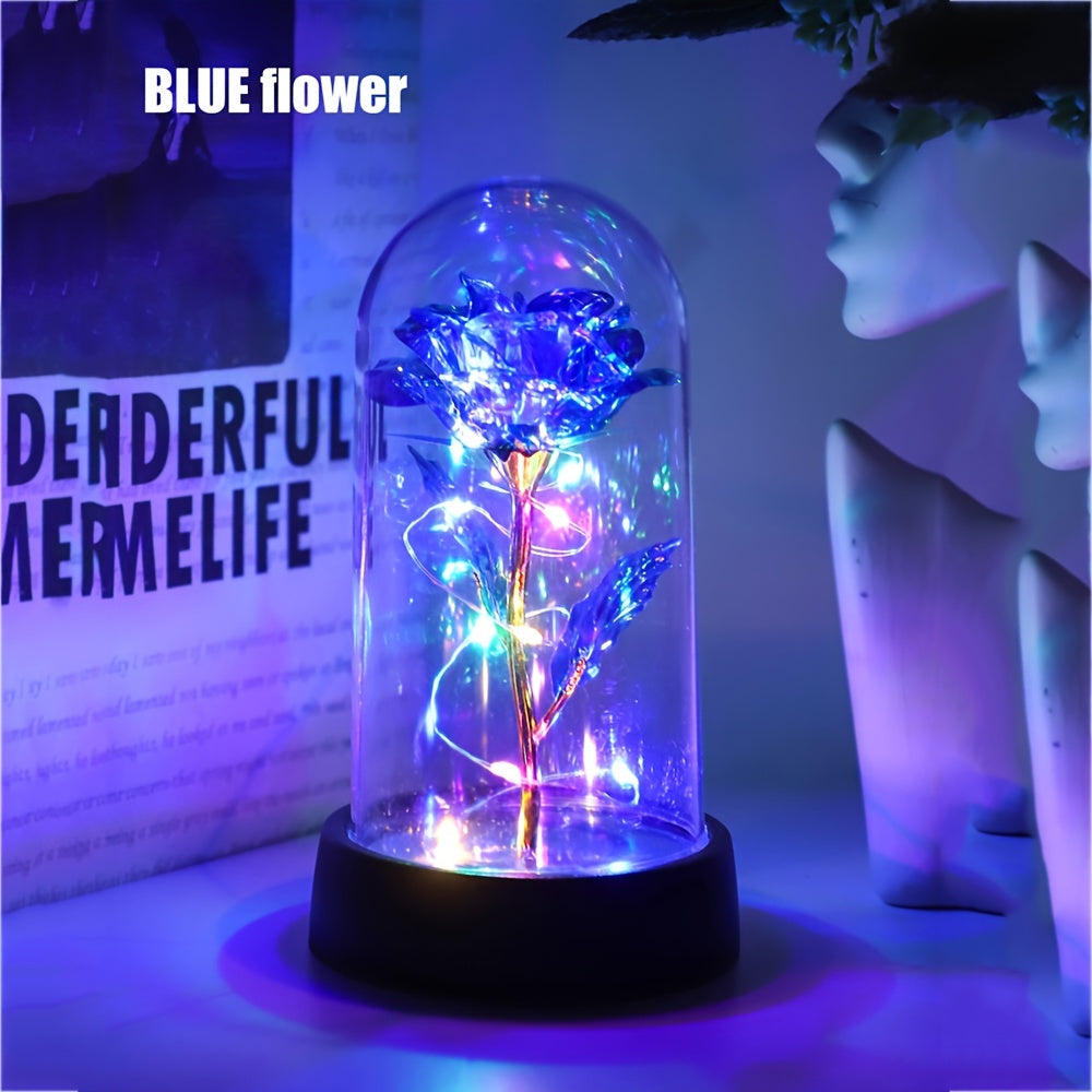 GoldenRose - Elegant Rose Flower Lamp for Gifts and Decoration